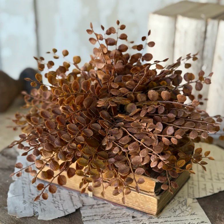 Lan Brown 10" Cider Leaves Half Sphere