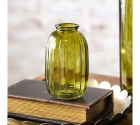PDG 4.72" Olive Bud Vase