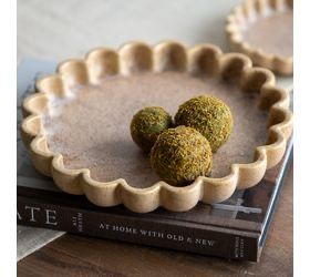 PDG 9.6" Ceramic Scallop Dish