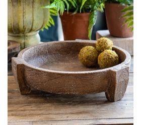 PDG 11" Brown Cement Bowl