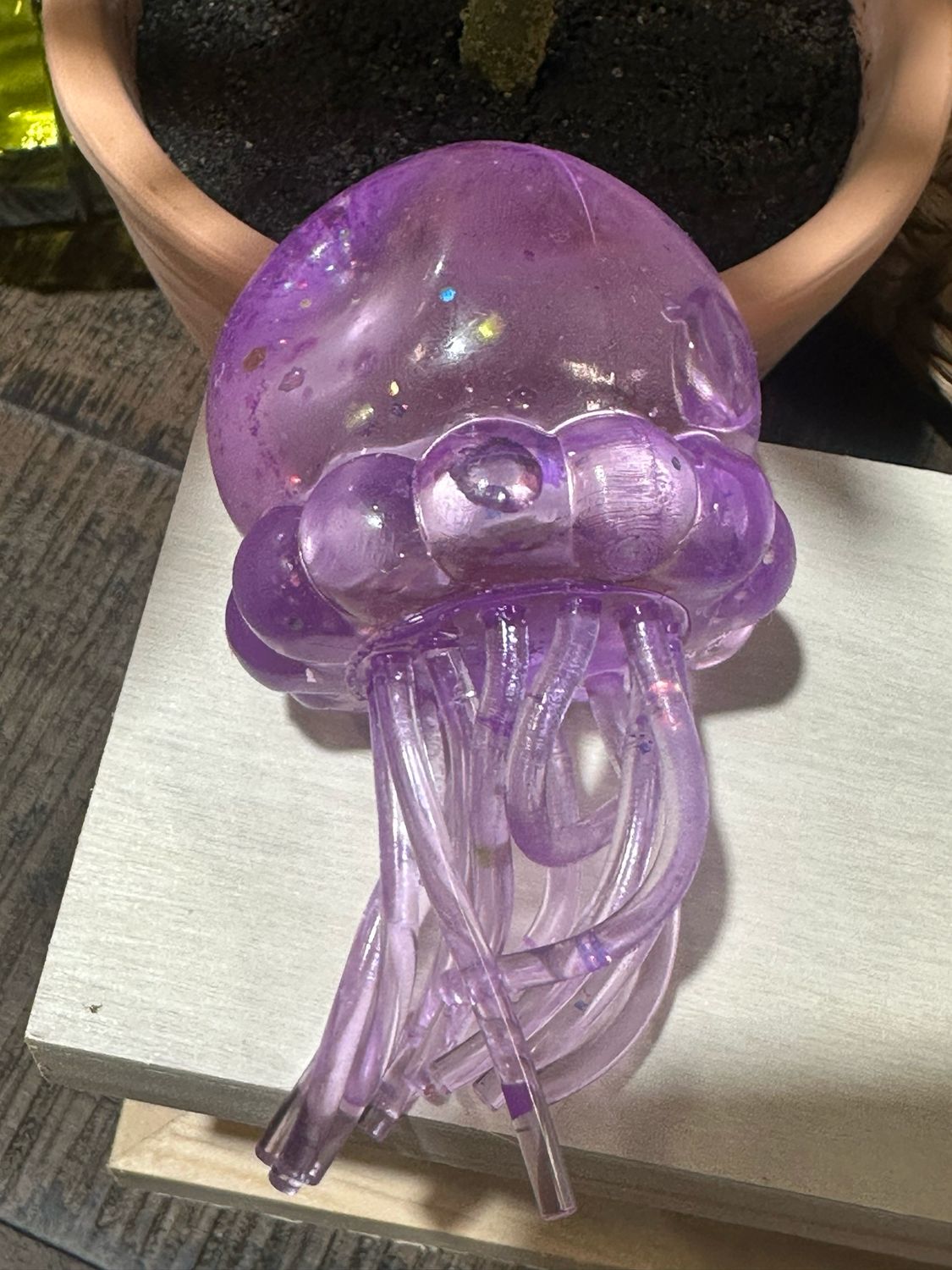 QD Purple Jelly Fish Squishy