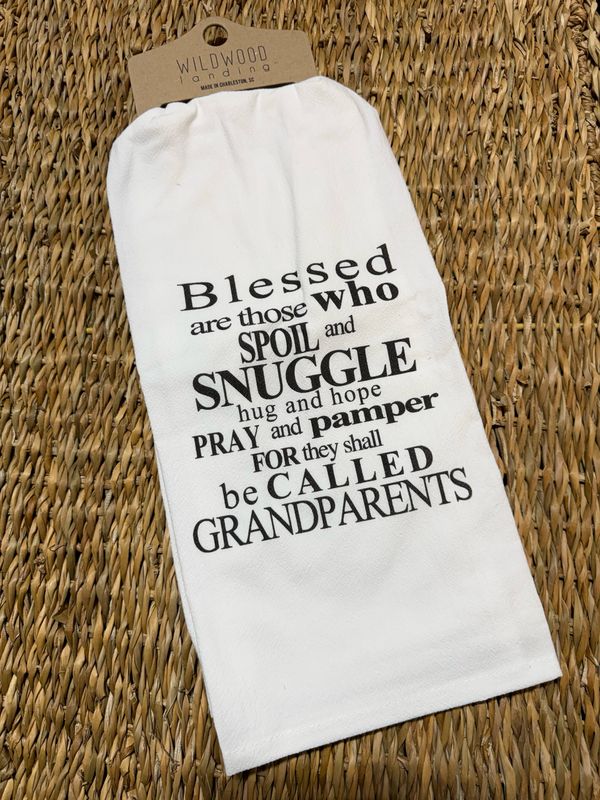 WWL Blessed Grandparents Tea Towel