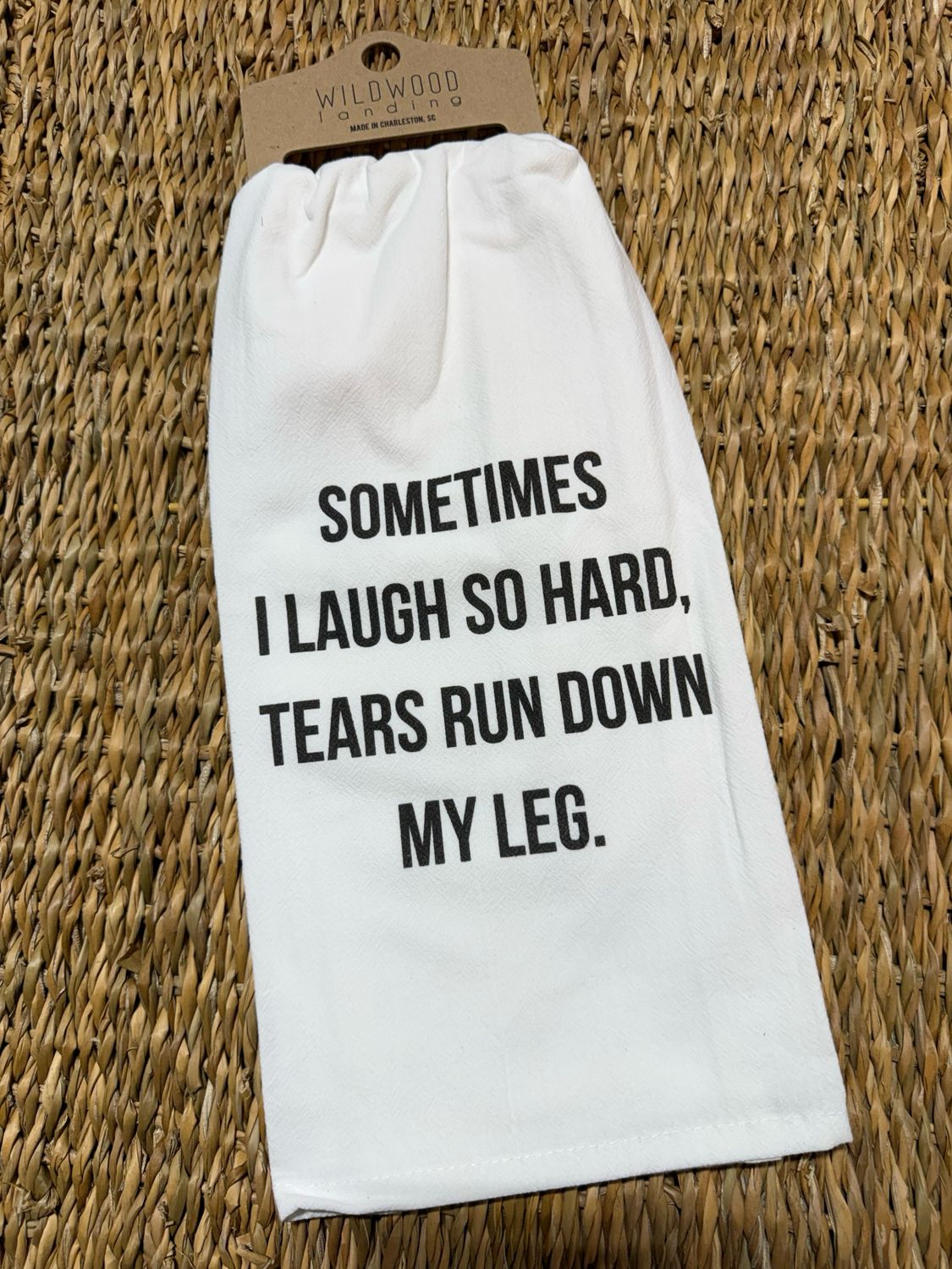 WWL Laugh So Hard Tea Towel