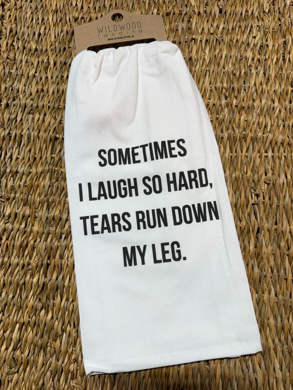 WWL Laugh So Hard Tea Towel