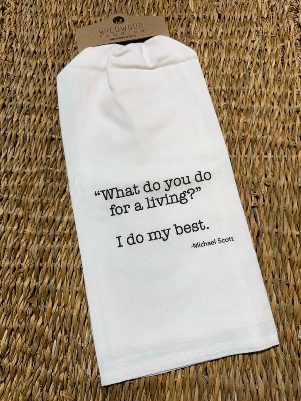 WWL Do My Best Tea Towel