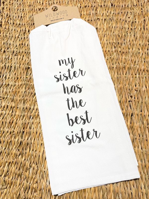 WWL My Sister Tea Towel