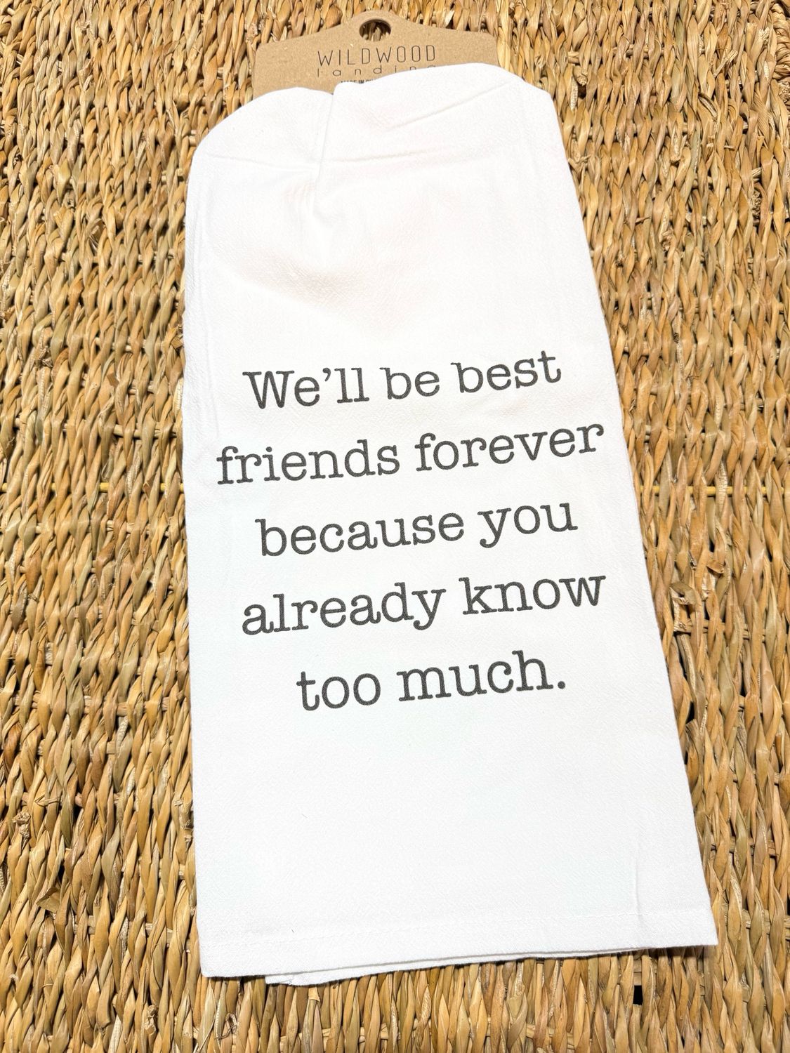 WWL Best Friends Forever Tea Towel