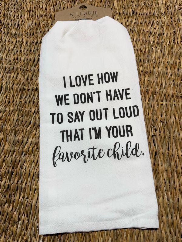 WWL Favorite Child Tea Towel