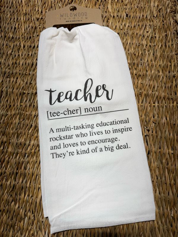 WWL Teacher Tea Towel