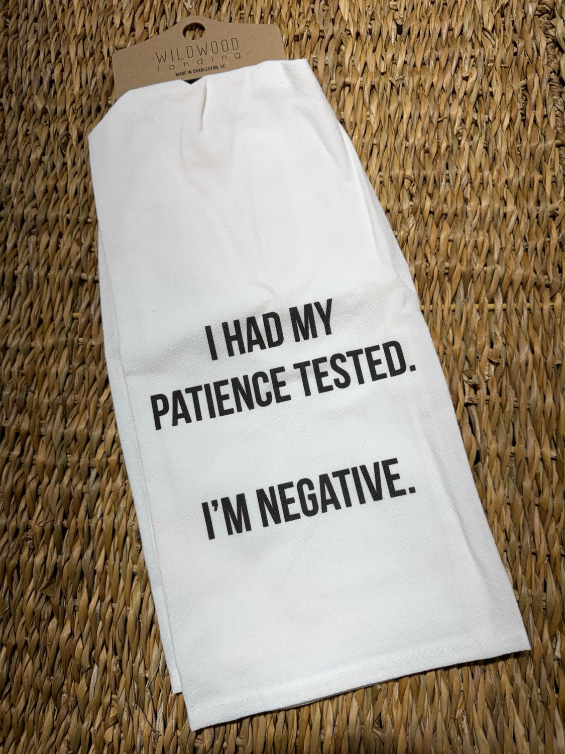 WWL Patience Tested Tea Towel
