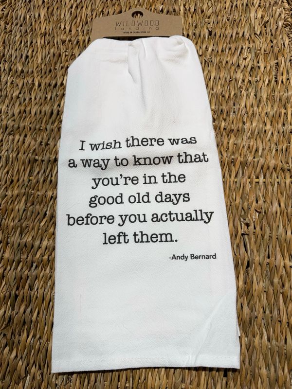 WWL Good Old Days Tea Towel