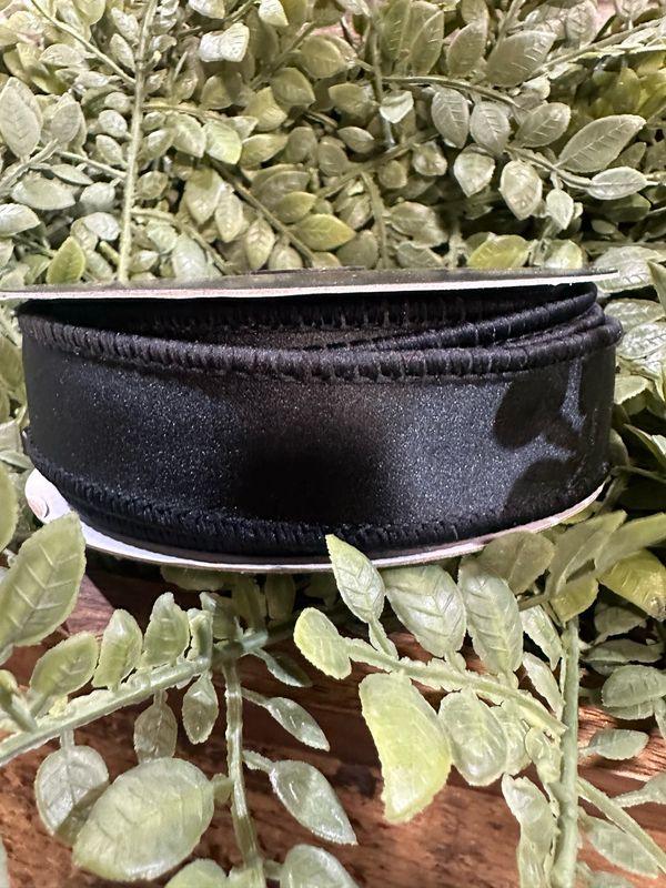 JME Black Satin DBL Fused 1x10yd