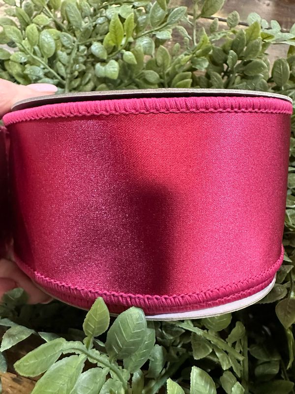 JME Fuschia Satin DBL Fused 2.5x10yd