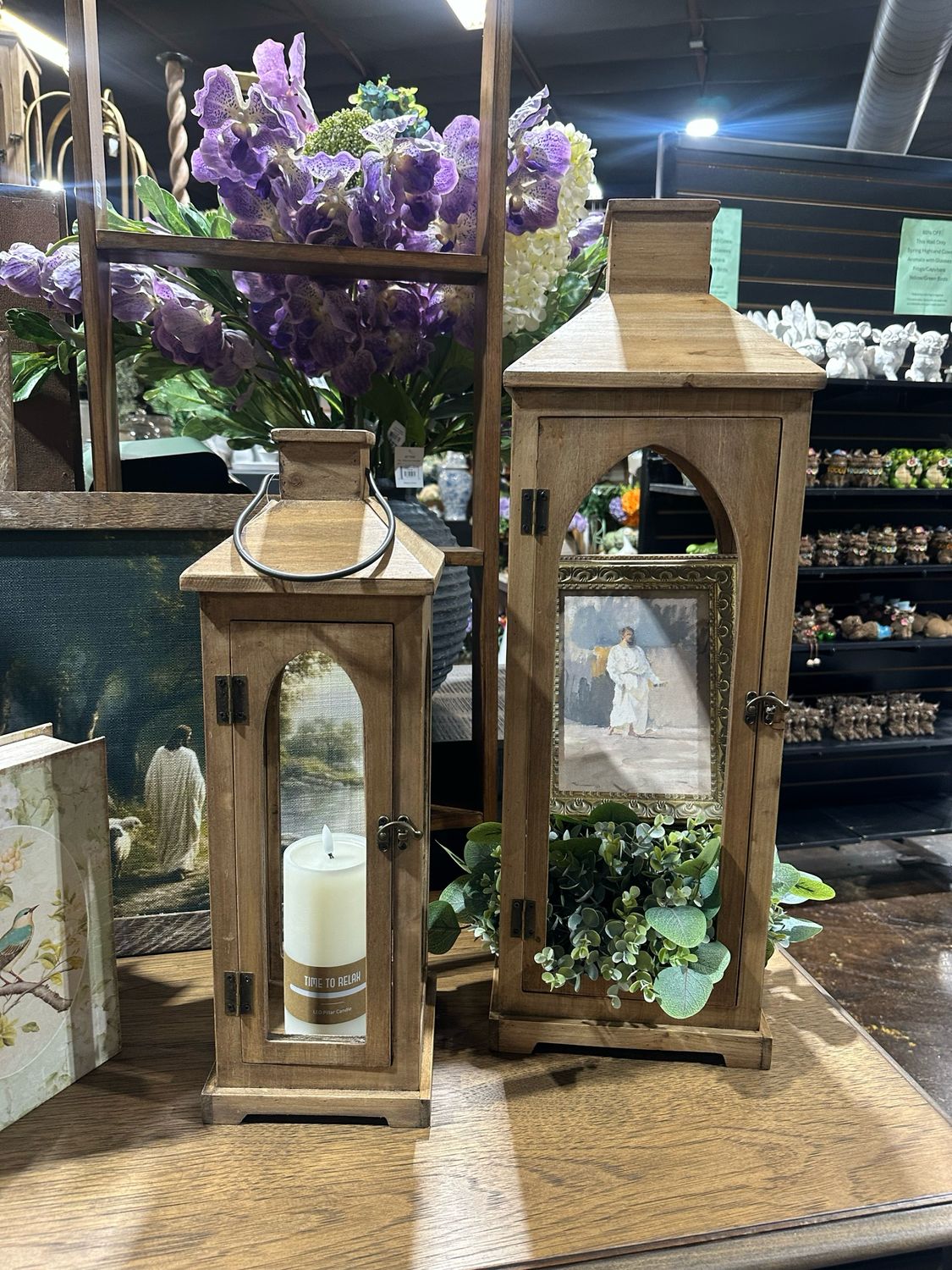 ARL Wood Lantern 20"