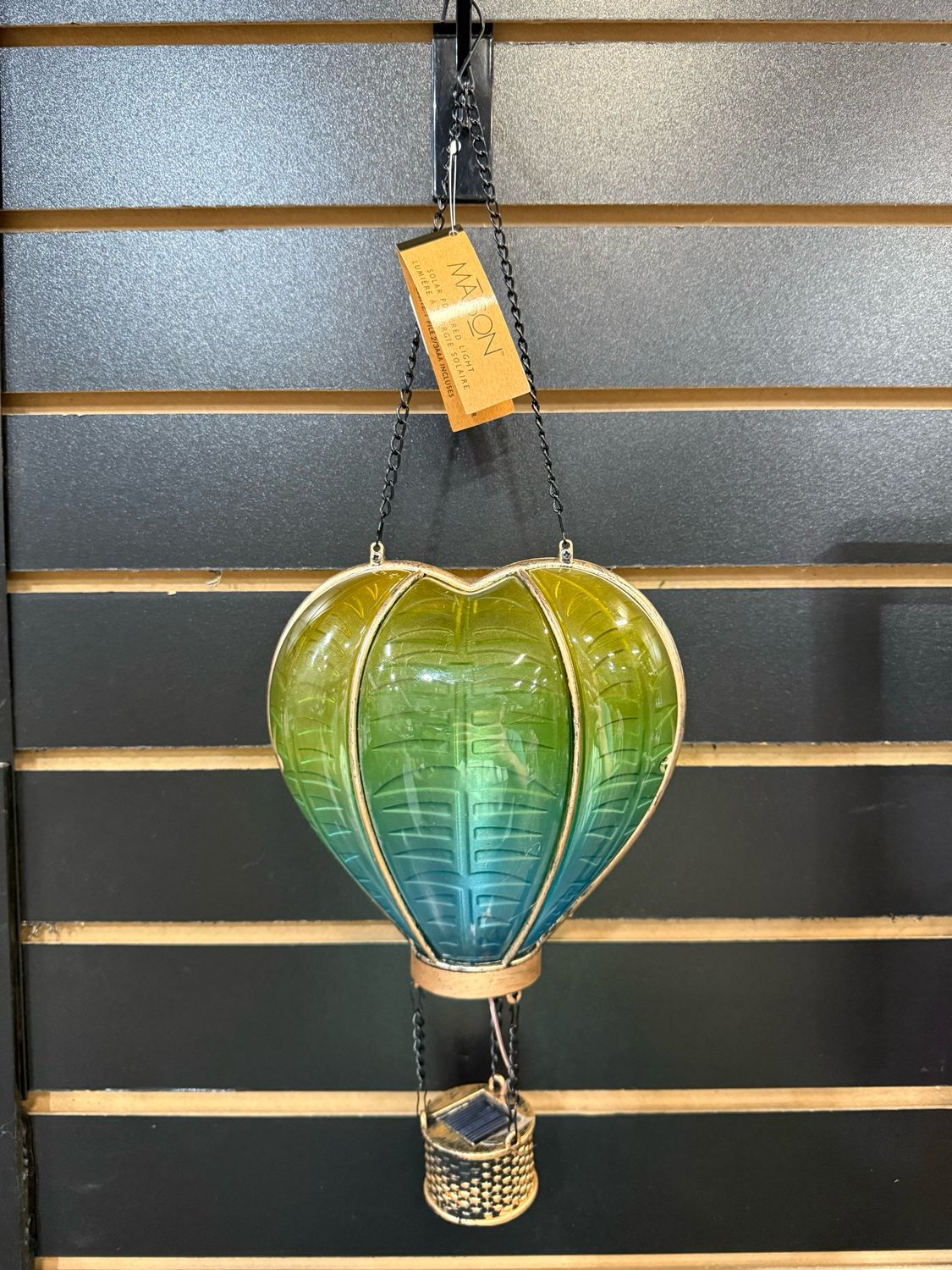 MAI Heart Yellow Blue Solar Hot Air Balloon