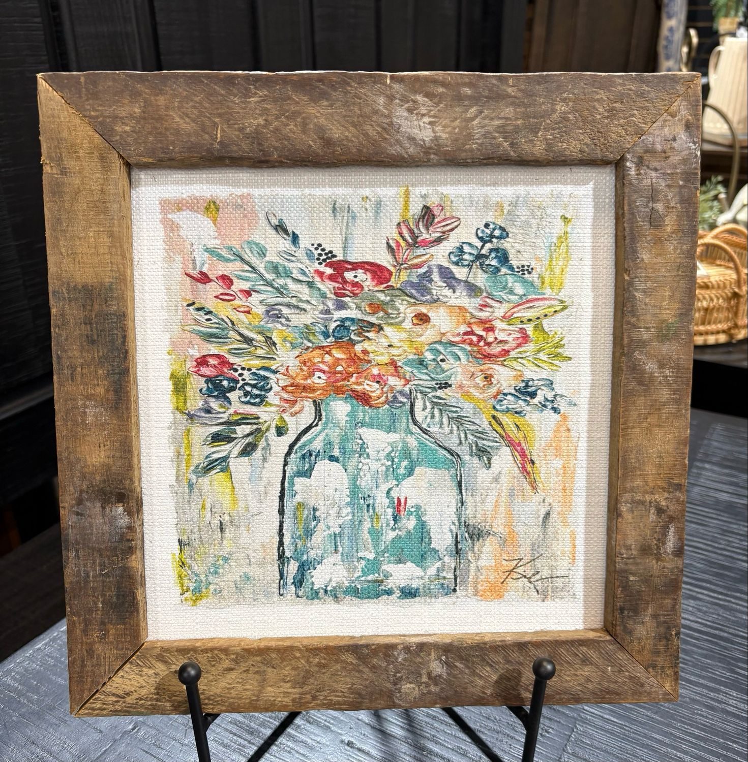 SCM 12x12 Nicole's Teal Vase