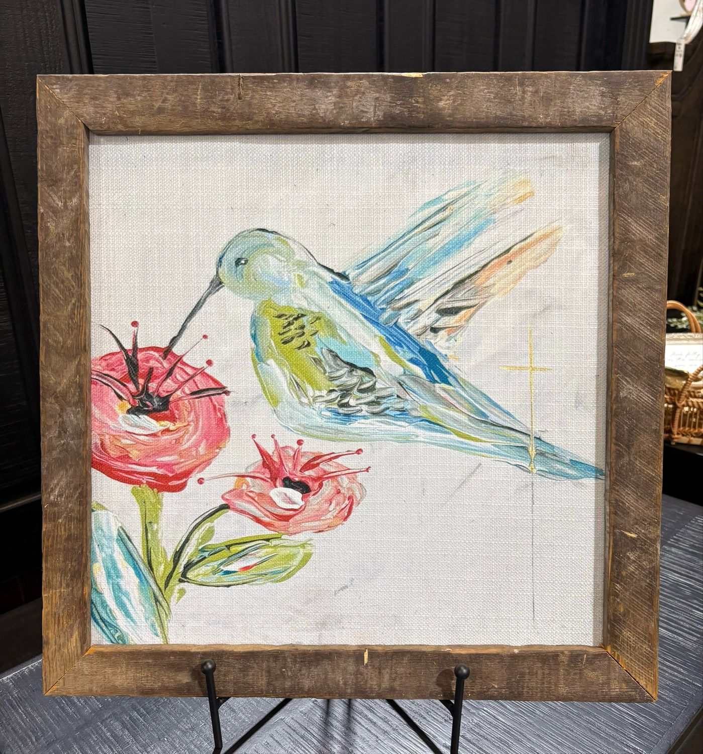 SCM 18x18 GA Blue Hummingbird