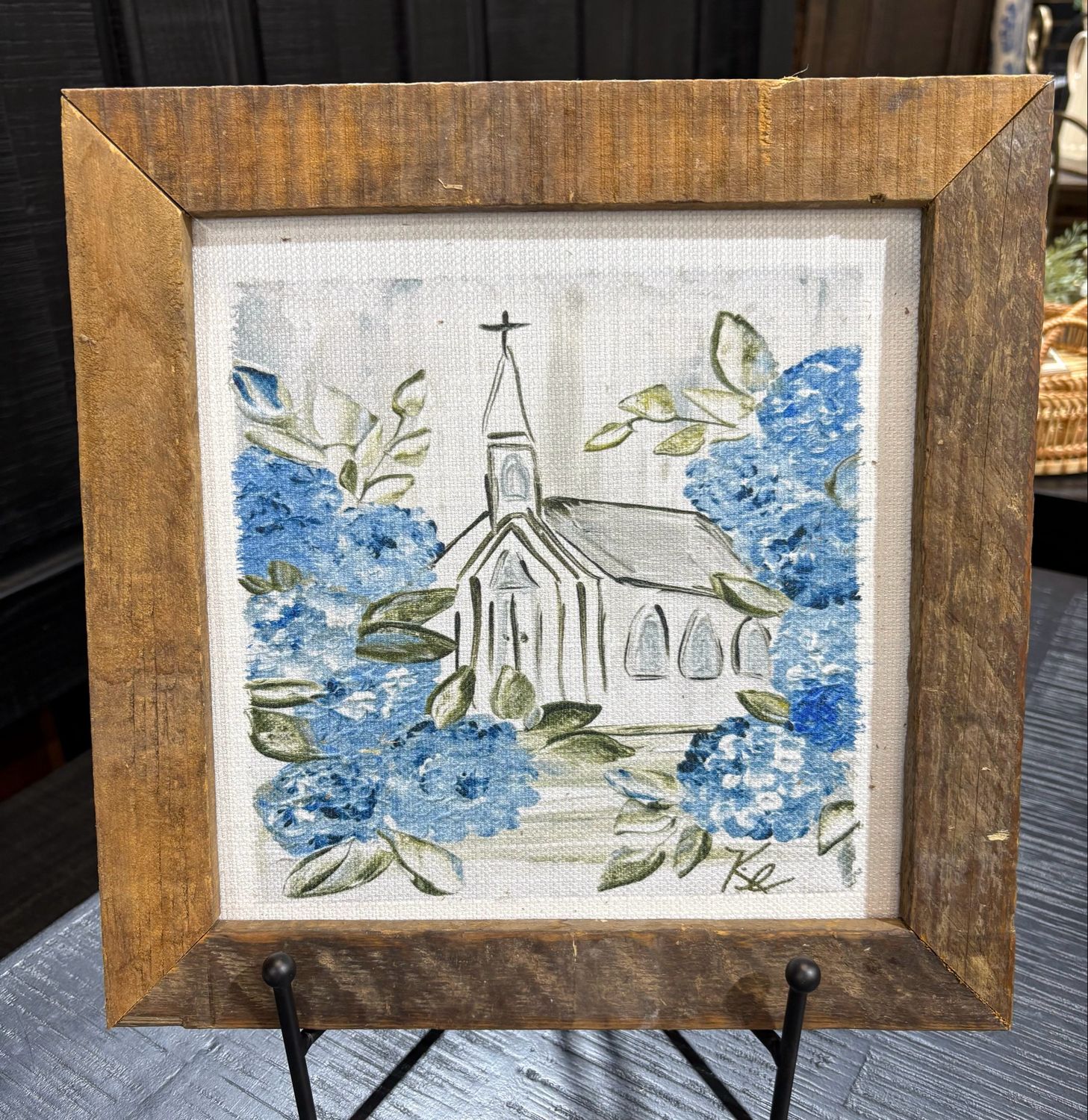 SCM 12x12 GA Hydrangea Church