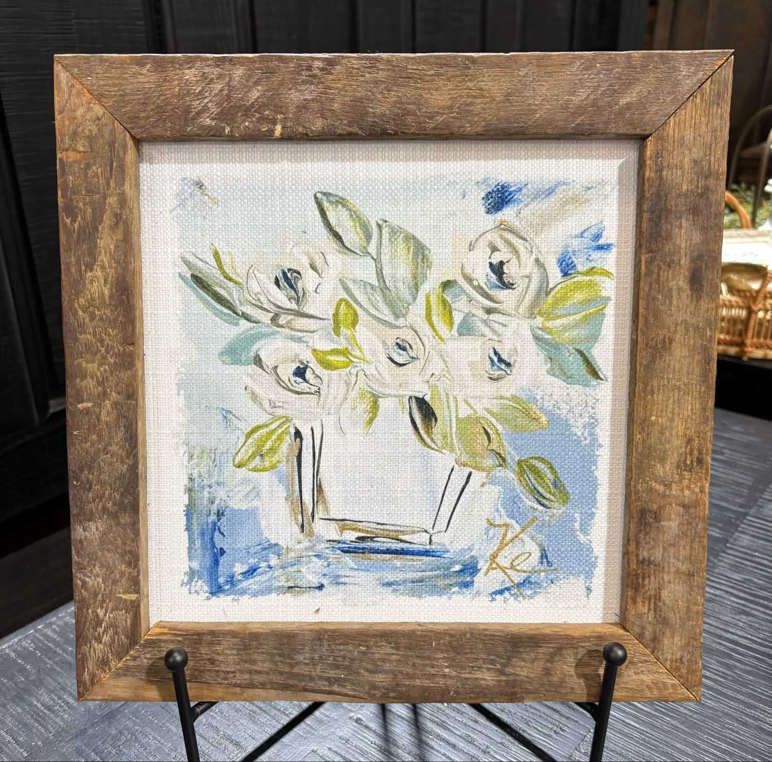 SCM 12x12 GA Blue &amp; Green Floral