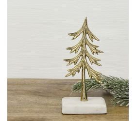 PDG 8.66" Gold Metal Tree On Base