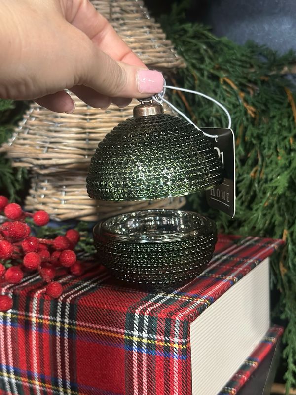 PDG 3" Green Dots Orn Jar