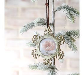 PDG 5" Snowflake Frame Orn
