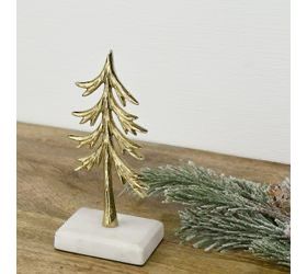 PDG 6.3" Gold Metal Tree On Base