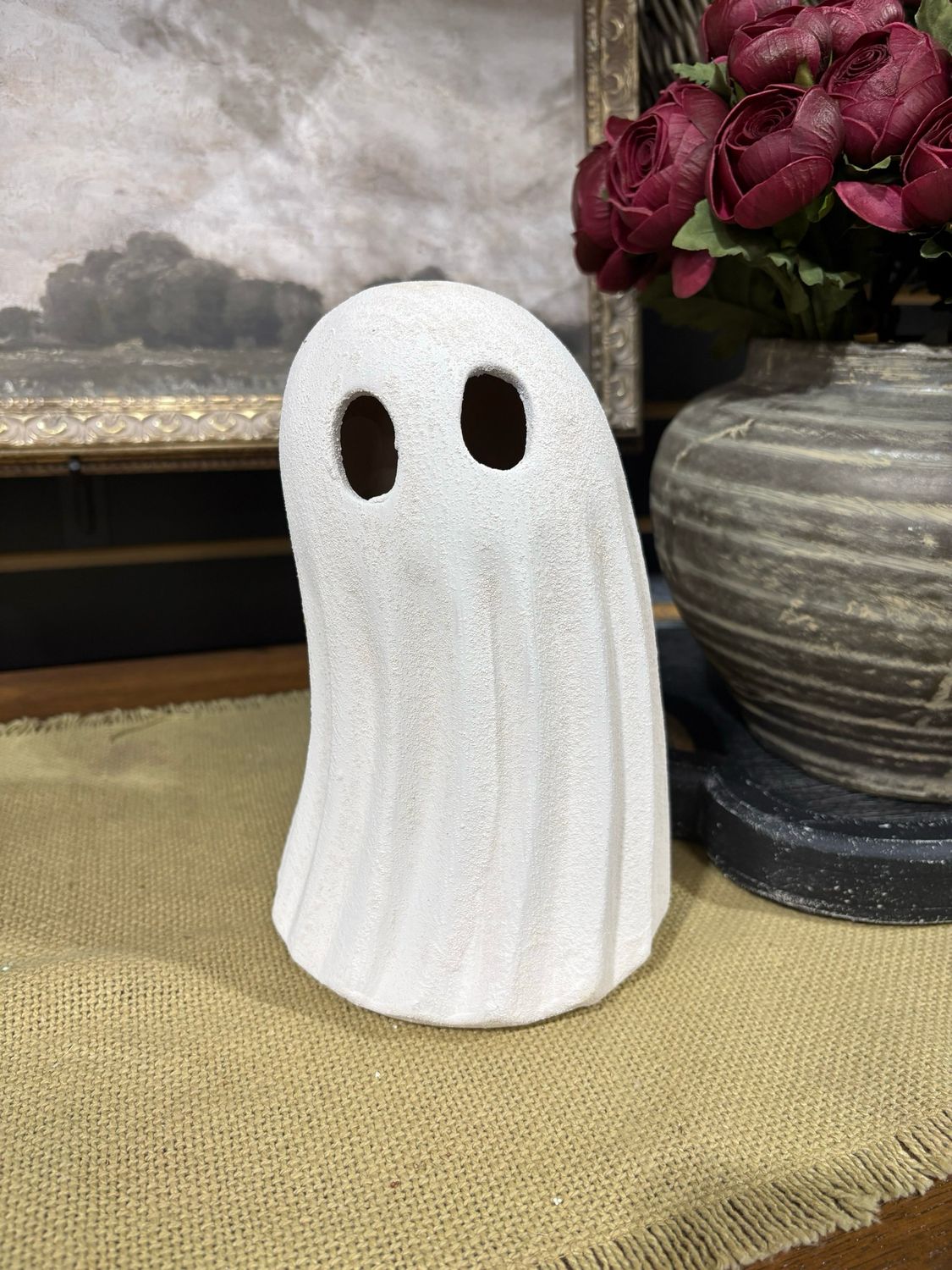 PDG 7.8" Matte White Ghost Decor