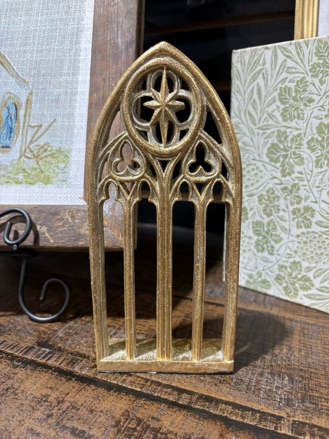 ARL 7.75" Gold Church Window