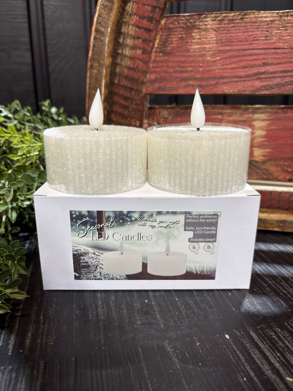 WTC S/2 Frosty Large LED Tea Lights