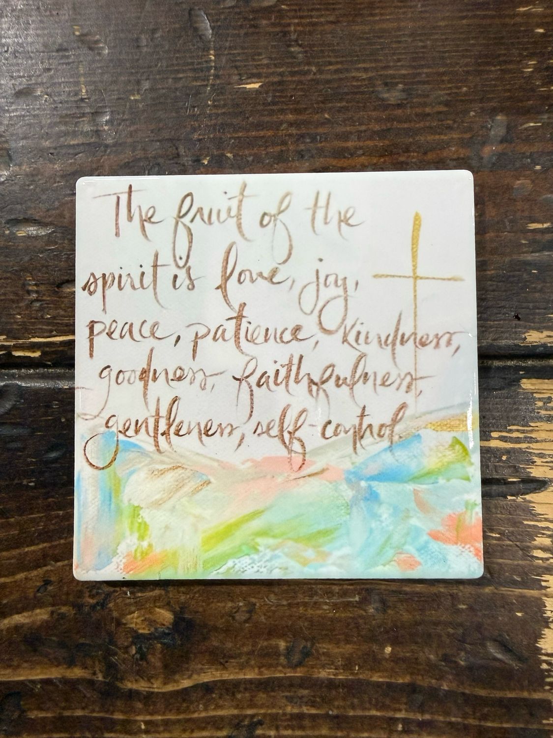 SCM 4x4 Coaster Fruit Of Spirit