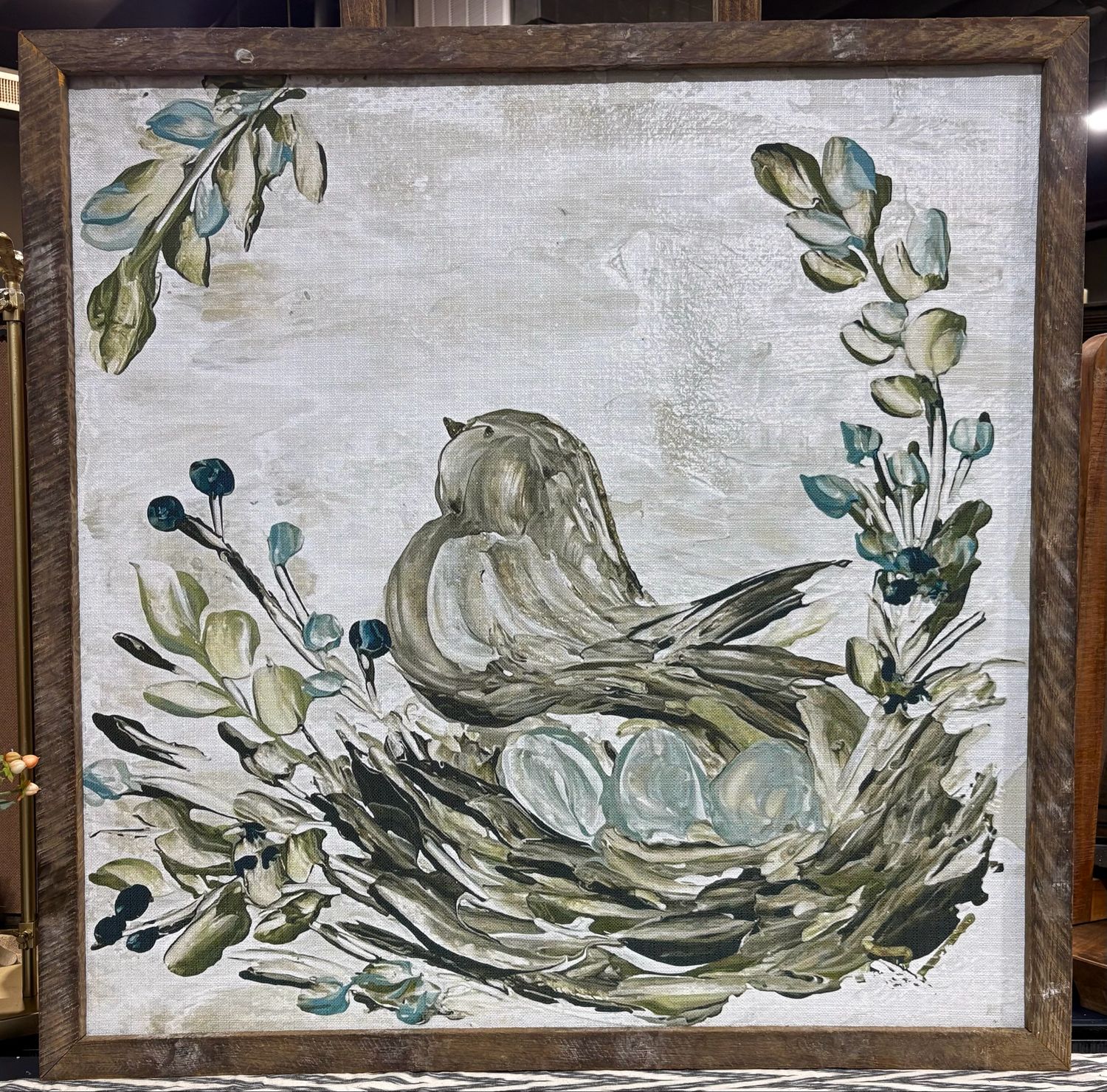 SCM 36x36 Brown Bird