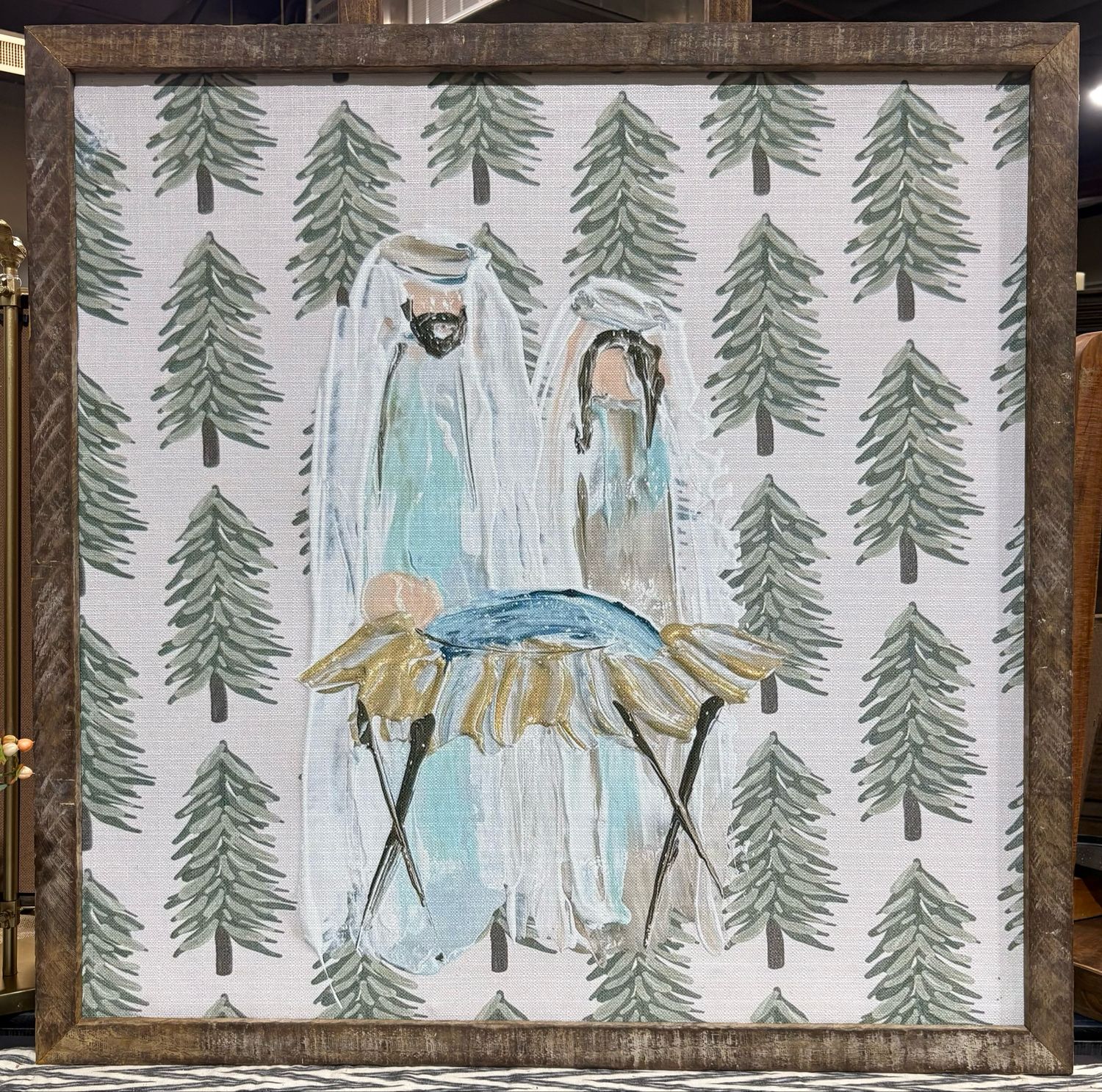 SCM 36x36 Christmas Tree Nativity