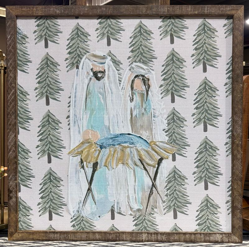 SCM 36x36 Christmas Tree Nativity