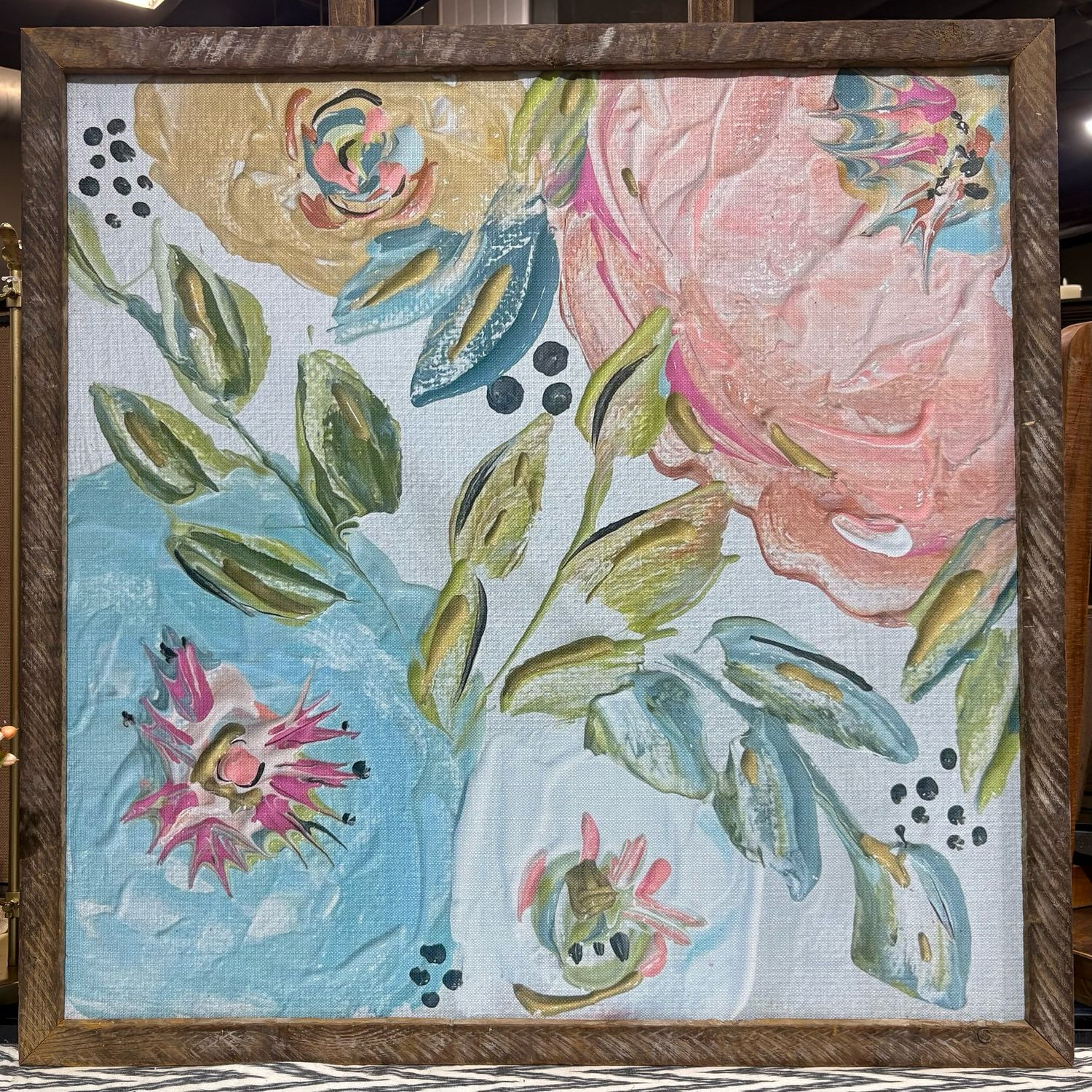 SCM 36x36 Colorful Peonies