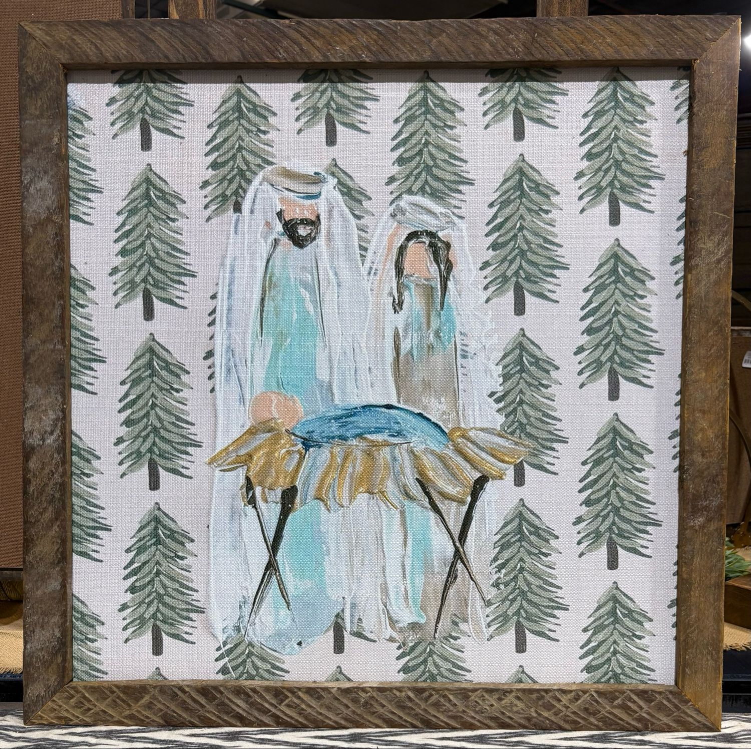 SCM 24x24 Christmas Tree Nativity