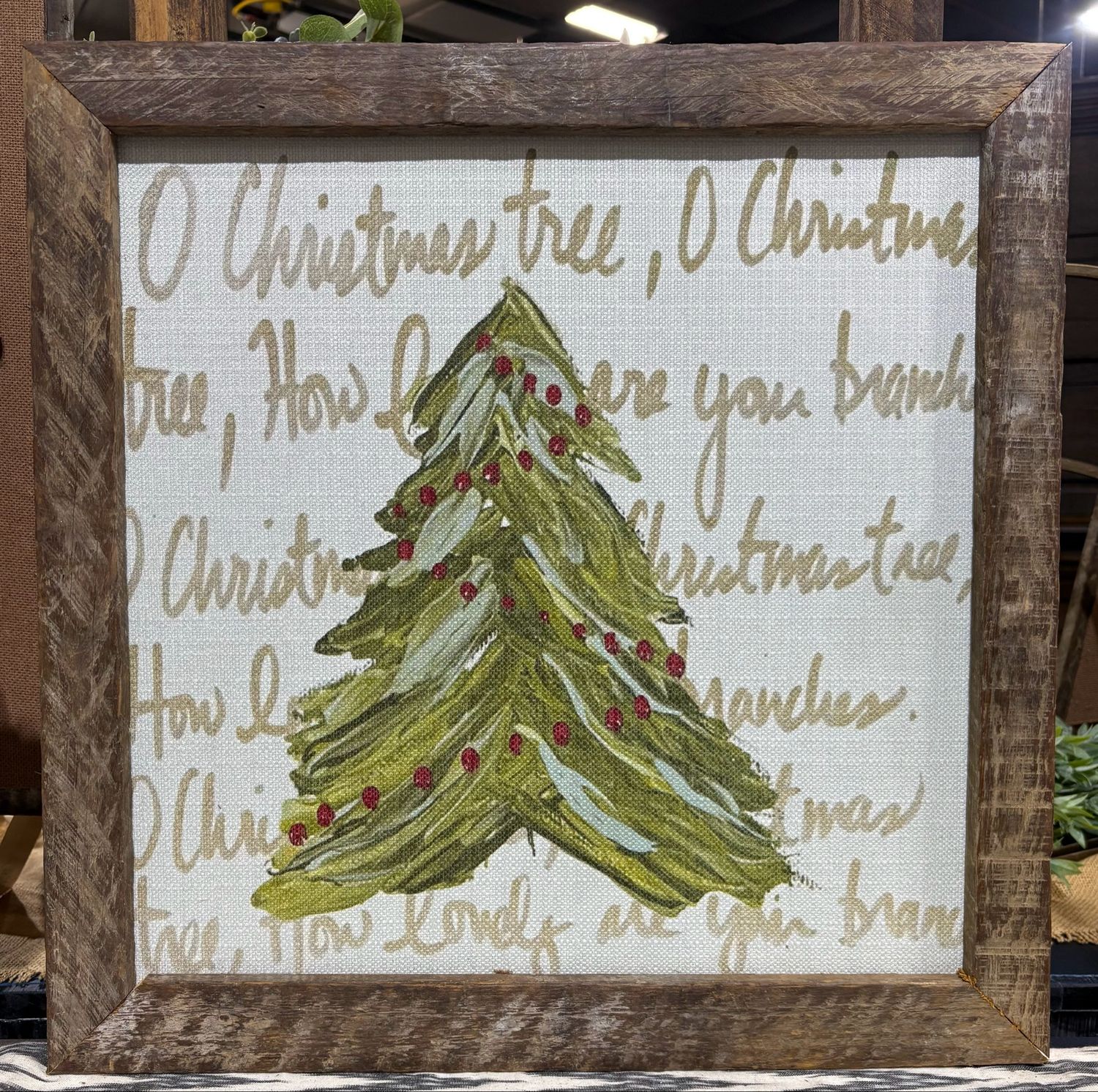 SCM 18x18 O Christmas Tree