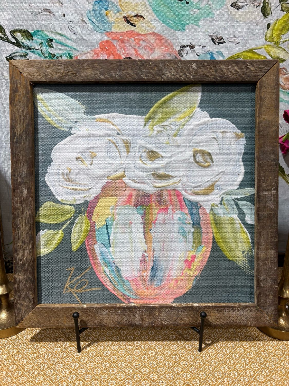 SCM 18x18 Rainbow Floral