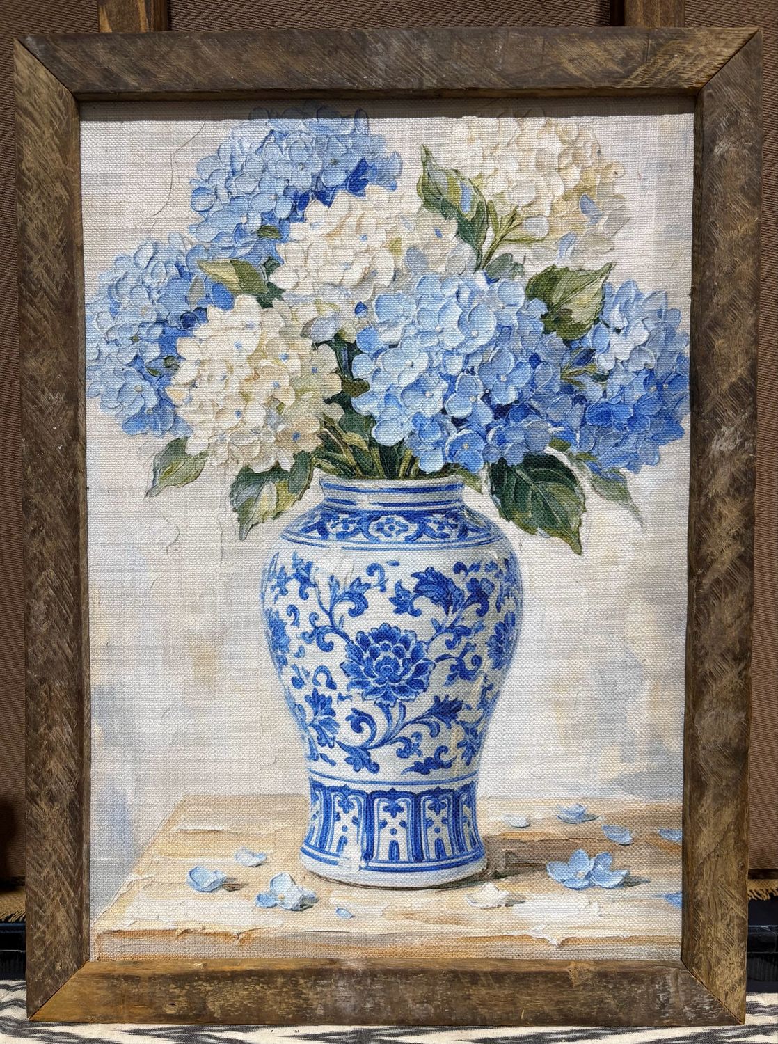 SCM 18x24 Ginger Jar Hydrangea