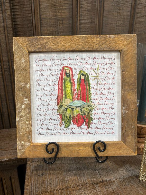 SCM 12x12 Merry Christmas Nativity