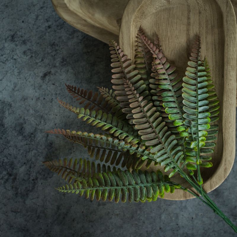 Rag Rust Persian Leaf 16"