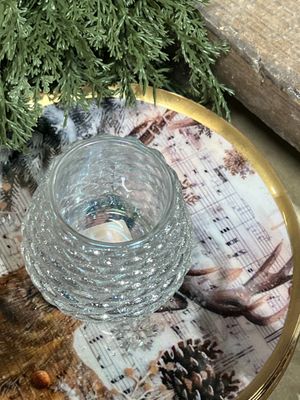 180 Clear Pinecone Votive 2.5"