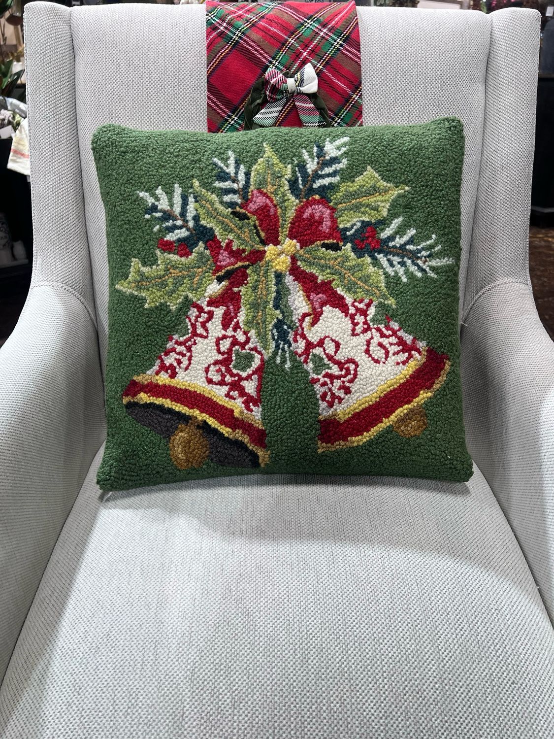 Pek Bells Hook Pillow 16x16