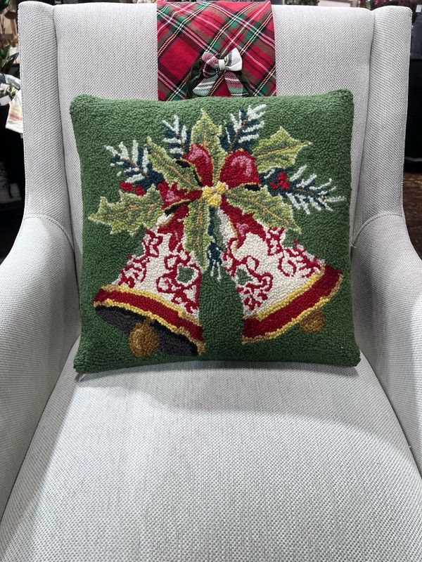 Pek Bells Hook Pillow 16x16