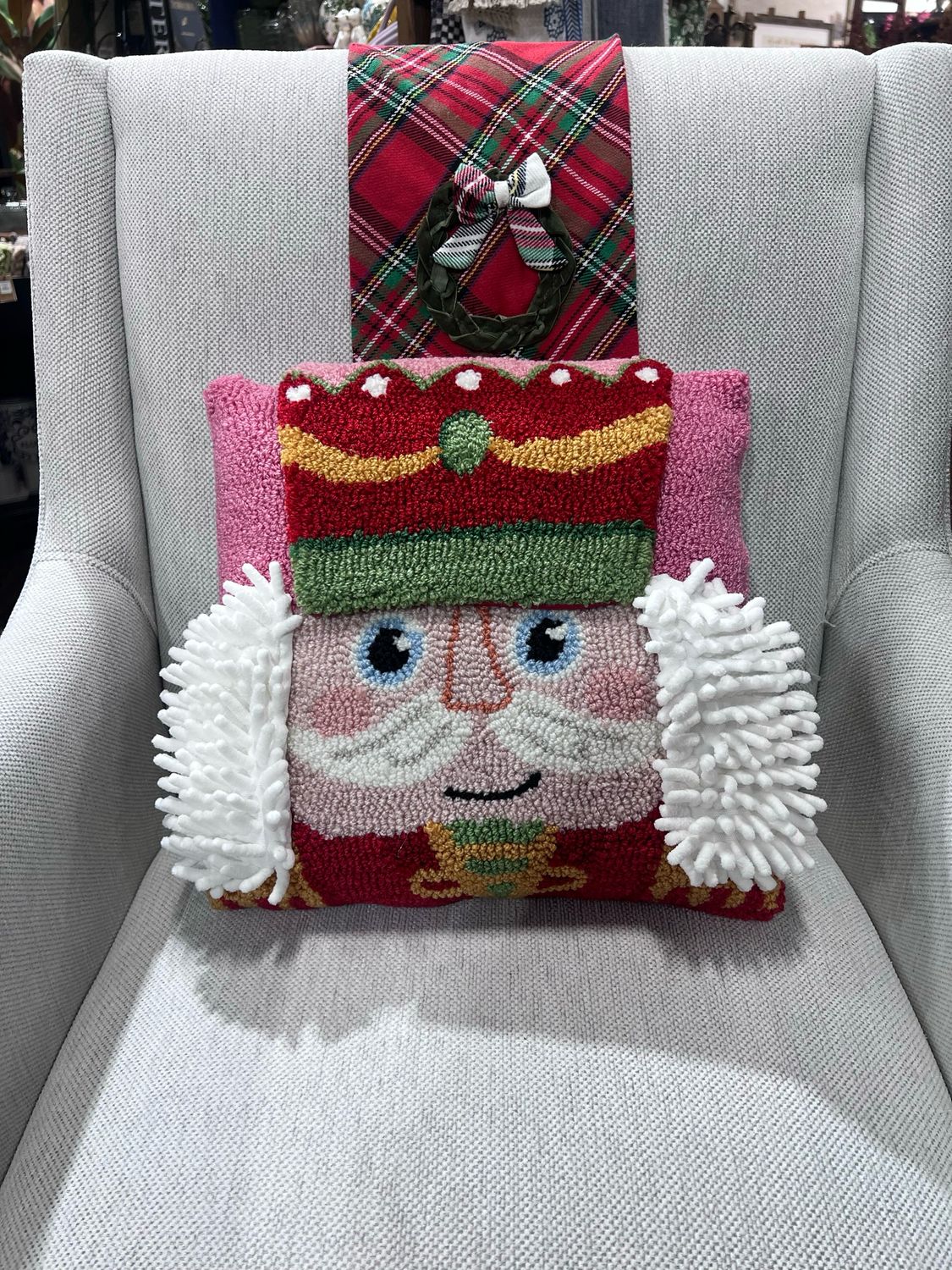 Pek 3D Nutcracker Hook Pillow 14x14