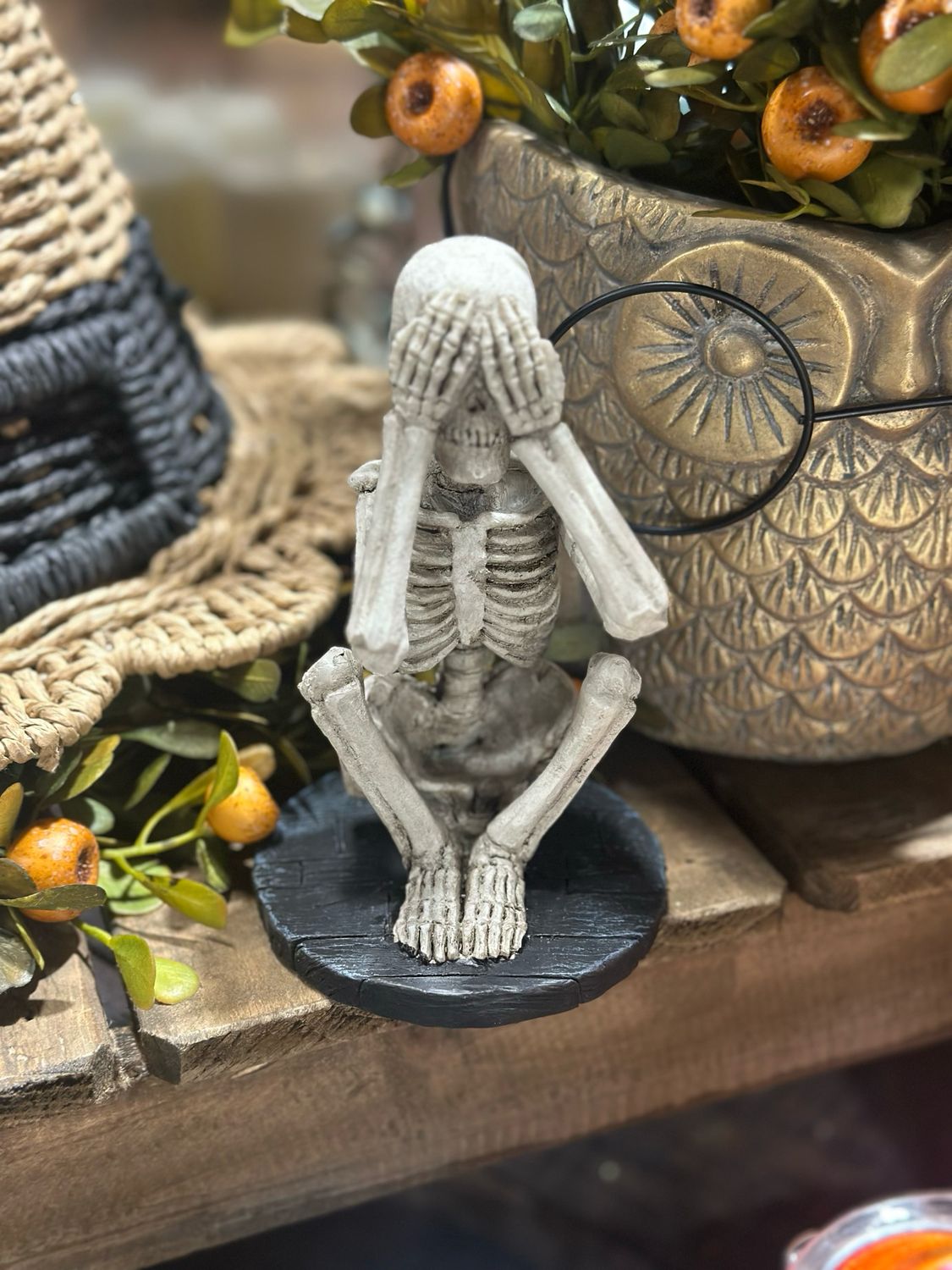 KKI See No Evil Skeleton 6"