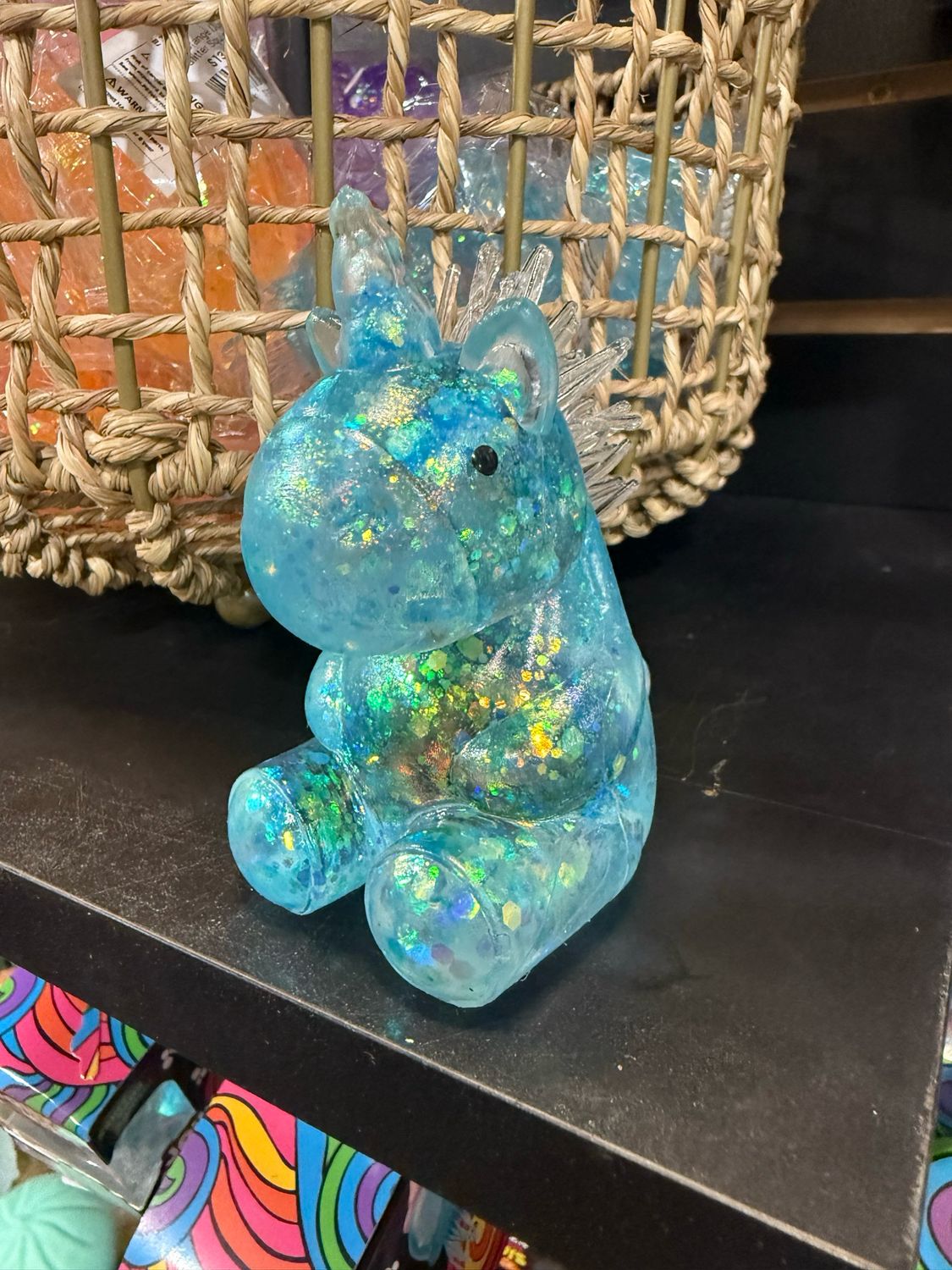QD Blue Rhino Glitter Squishy