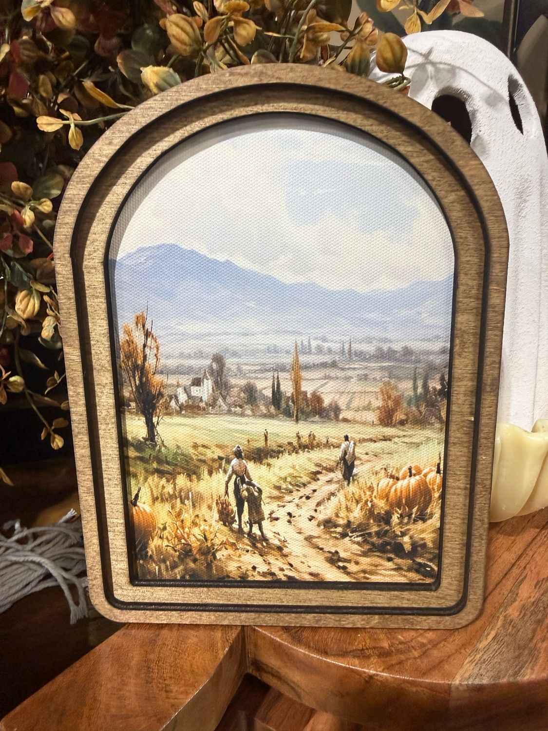 Red Arch 8x6 Pumpkin Field