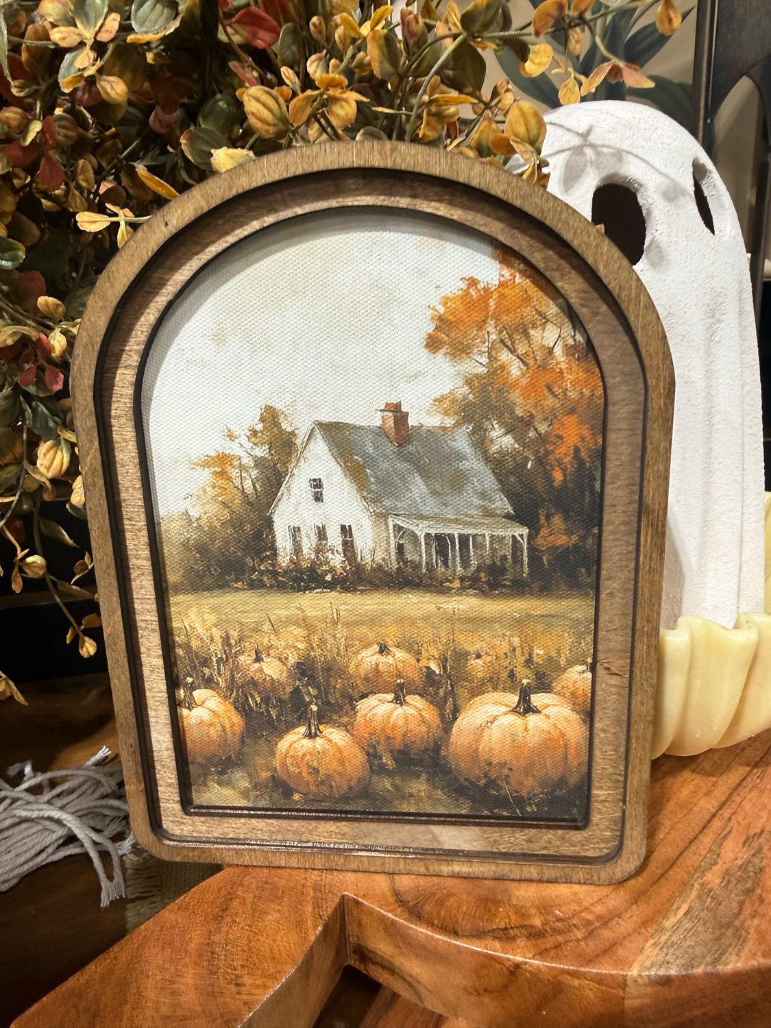 Red Arch 6x8 Pumpkin Farmhouse