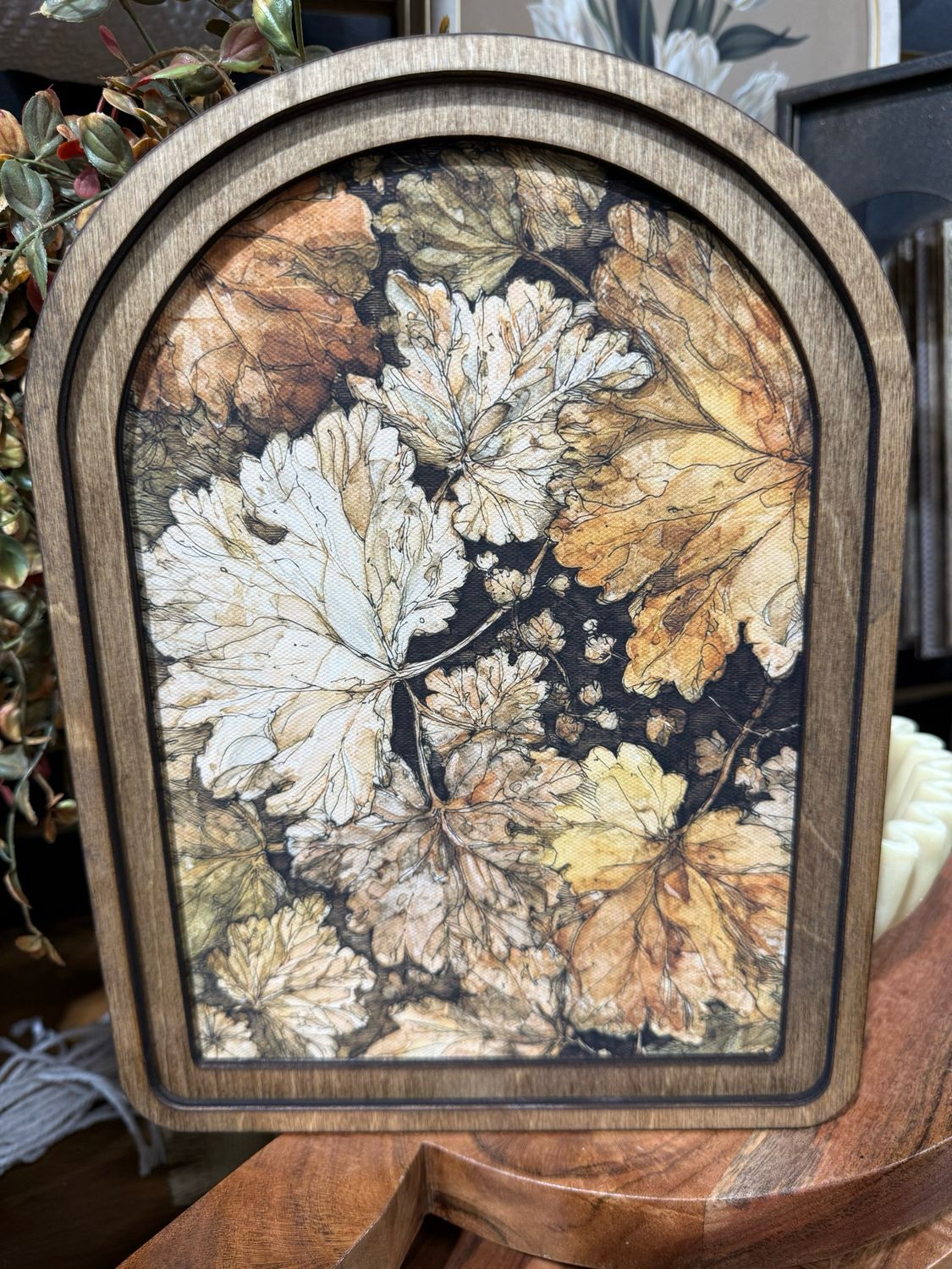 Red Arch 8.25x11 Fall Leaves